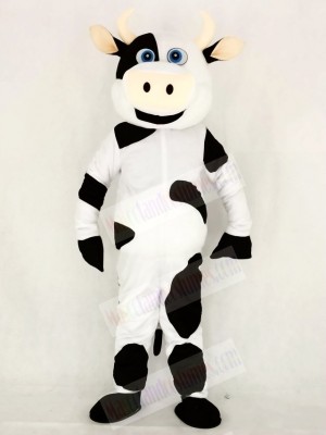 Realistic Cute Cow Mascot Costume School 