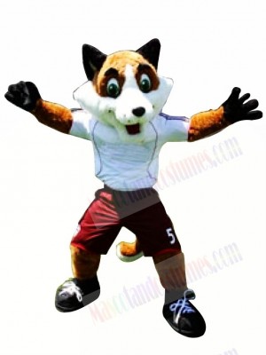 High Quality Soccer Fox Mascot Costume 