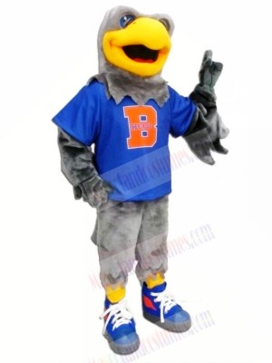 Hawk with Blue T-shirt Mascot Costumes Animal