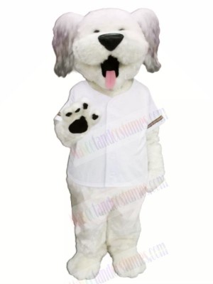 Hank Dog with White T-shirt Mascot Costumes