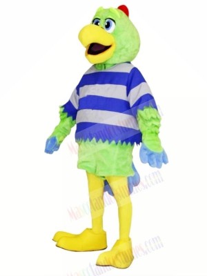 Tall Green Parrot Mascot Costumes Adult	