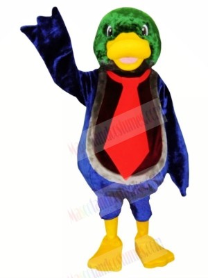 Cute Duck with Red Tie Mascot Costumes Animal