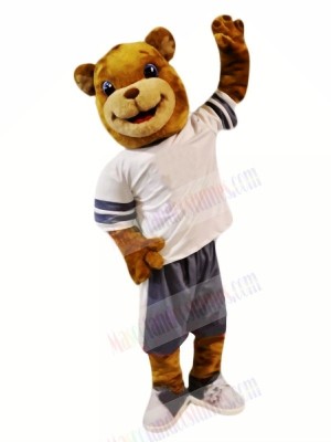 School Brown Bear Mascot Costumes Cartoon