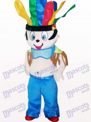 Cute Indian Cartoon Adult Mascot Costume 