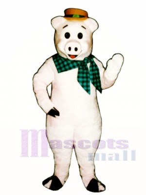 Straw Pig Mascot Costume