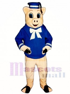 Straw Pig Mascot Costume