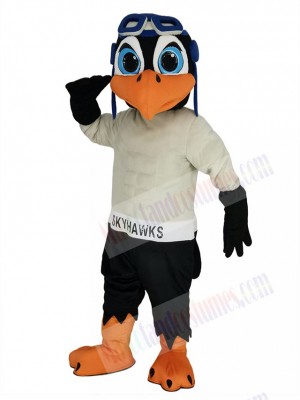 Skyhawk mascot costume