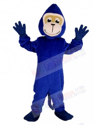 Blue Gorilla Monkey Mascot Costume Animal