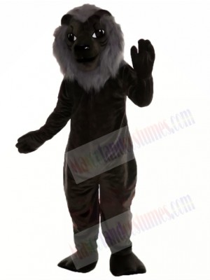Black Lion Mascot Costume