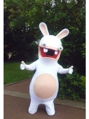 Rayman Raving Rabbit Easter Bunny Mascot Costume Cosplay