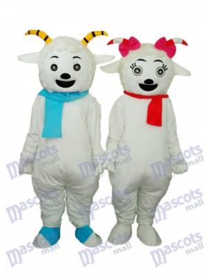 Pleasant Goat & Beauty Sheep Mascot Adult Costume