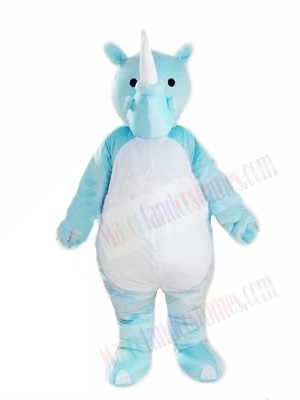 Blue Lightweight Rhinoceros Mascot Costumes