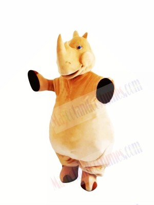 Brown Lightweight Rhino Mascot Costumes