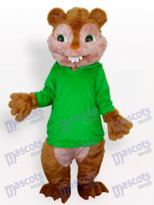 Green Squirrel Animal Adult Mascot Costume