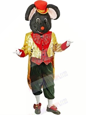 Christmas Gentleman Mouse with Mascot Costumes Animal