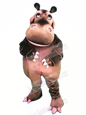 Happy Hippo Mascot Costumes Cartoon	