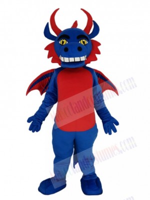 Blue and Red Flying Dragon Mascot Costume Animal