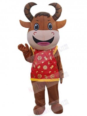 Cow mascot costume