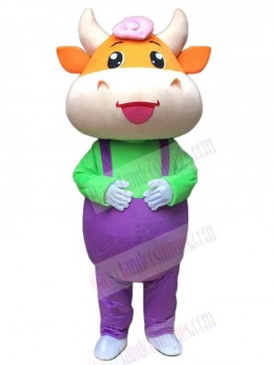 Cow mascot costume
