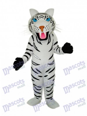 White Tiger Mascot Adult Costume