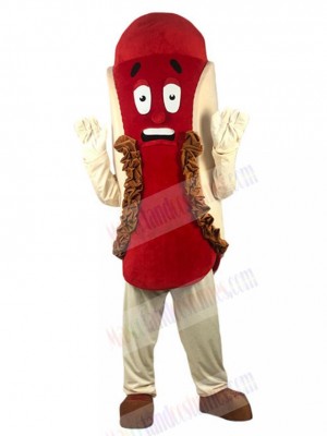 Hotdog mascot costume