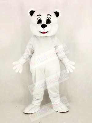 Johnnie Polar Bear Mascot Costume Cartoon