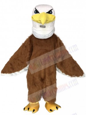 Fierce Mr. Majestic Eagle Long Hair Mascot Costume