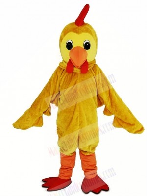 Yellow Cock Rooster Mascot Costume
