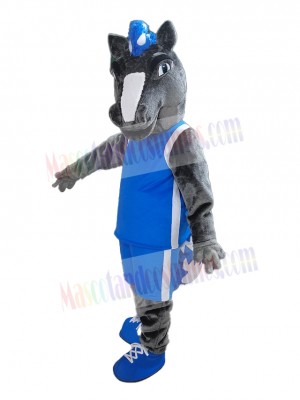 Mustang Horse mascot costume