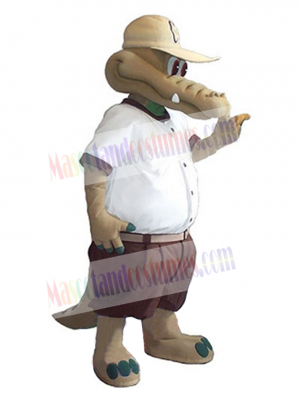 Crocodile mascot costume