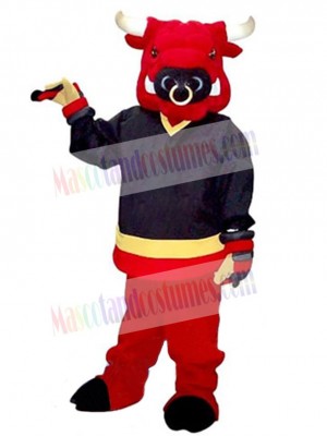 Bull mascot costume