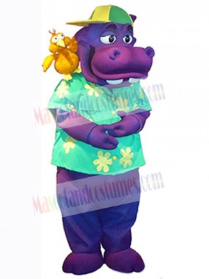 Hippo mascot costume