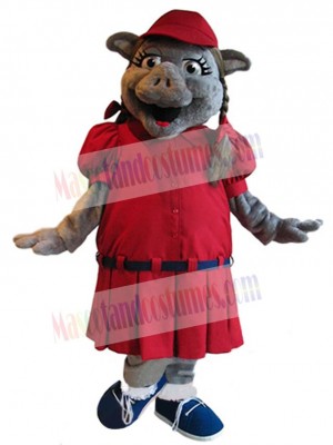 Pig mascot costume