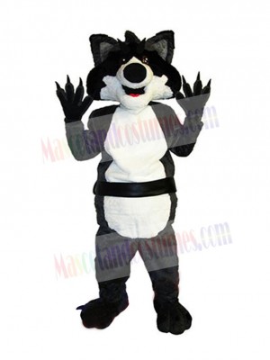 Raccoon mascot costume