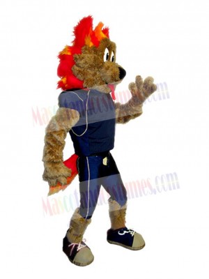 Coyote mascot costume