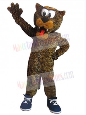 Leopard mascot costume