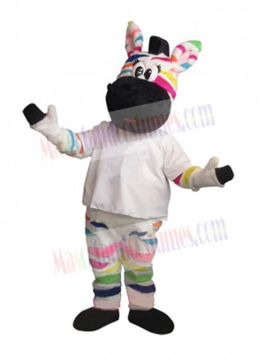 Zebra mascot costume