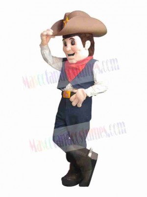 Cowboy mascot costume