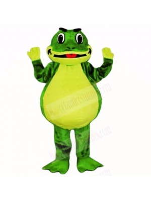 Smiling Friendly Lightweight Frog Mascot Costumes School
