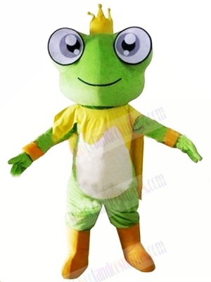 King Frog Mascot Costumes Cartoon