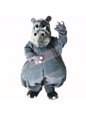 Grey Lightweight Hippo Mascot Costumes Cartoon