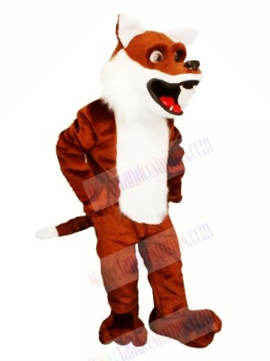 Lovely Brown Fox Mascot Costumes Cartoon