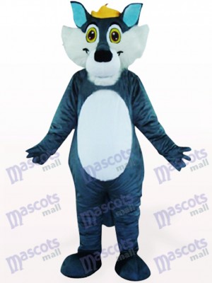 Gray Wolf Animal Mascot Costume