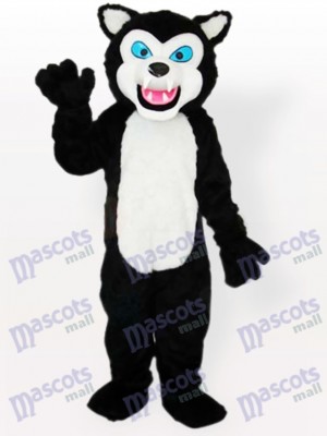 Black Wolf Adult Mascot Costume