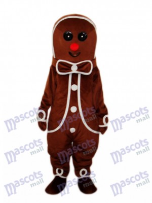 Gingerbread Man Mascot Adult Costume