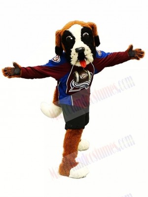 Colorado Avalanche St Bernie Howler Mascot Costume