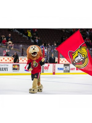 Spartacat Lion of the Ottawa Senators Mascot Costume
