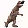 Dark Brown Tyrannosaurus T-Rex Dinosaur Inflatable Costume Halloween Xmas for Adult