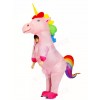 Inflatable Cute Rainbow Unicorn for Kids Blow up Small Size Mascot Costume