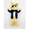 Rabbit Butler with Suit Mascot Costume Cartoon